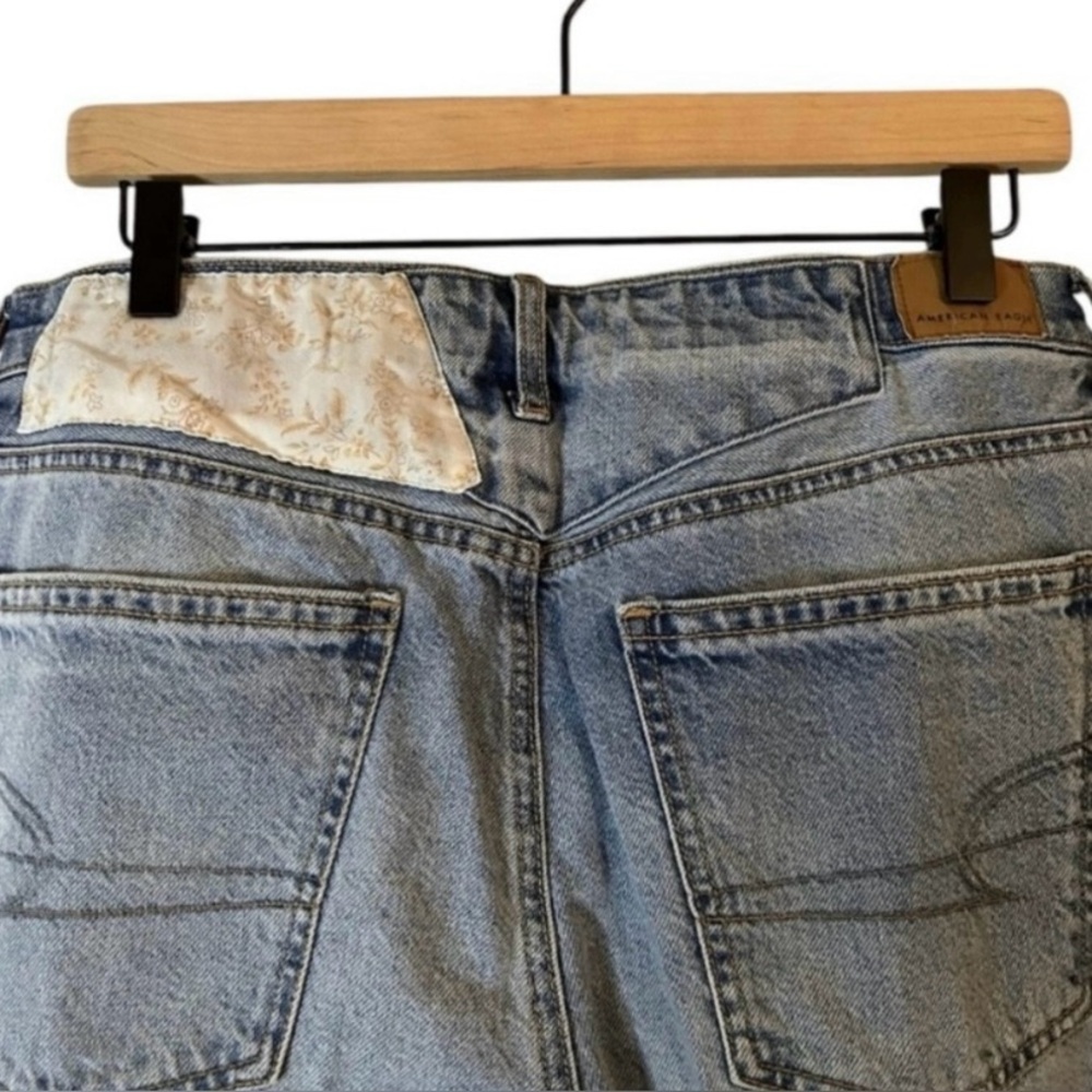 American Eagle Distressed Patchwork Denim Jeans s… - image 3